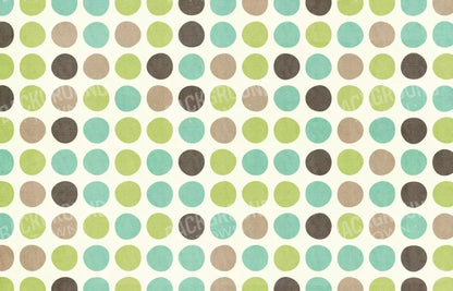 Polka Pistachio 12’X8’ Ultracloth (144 X 96 Inch) Backdrop