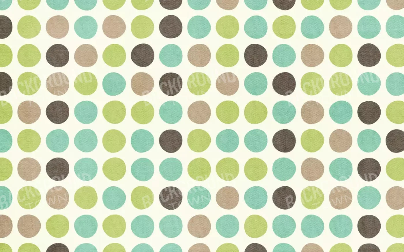 Polka Pistachio 14’X9’ Ultracloth (168 X 108 Inch) Backdrop