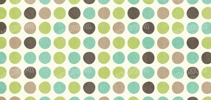 Polka Pistachio 16’X8’ Ultracloth (192 X 96 Inch) Backdrop