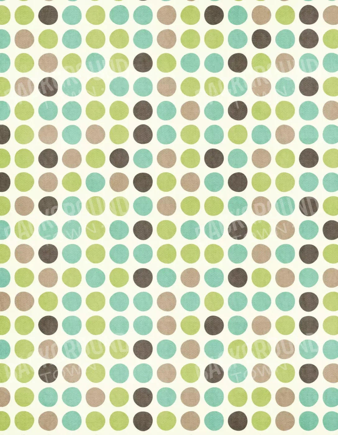 Polka Pistachio 6’X8’ Fleece (72 X 96 Inch) Backdrop