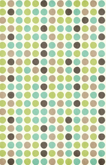 Polka Pistachio 8’X12’ Ultracloth (96 X 144 Inch) Backdrop