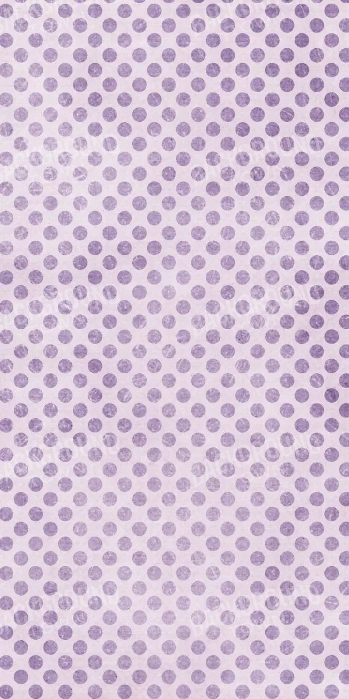 Polka Purple 10’X20’ Ultracloth (120 X 240 Inch) Backdrop