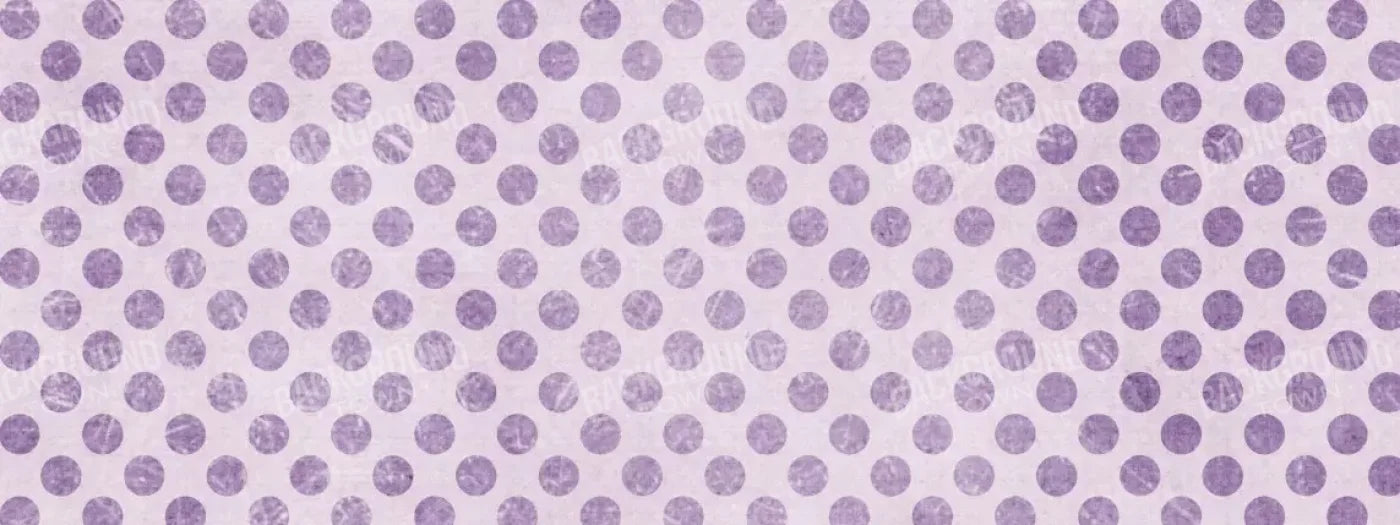 Polka Purple 20’X8’ Ultracloth (240 X 96 Inch) Backdrop