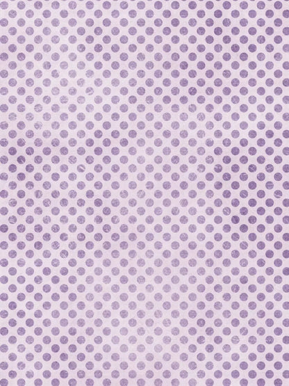 Polka Purple 5’X6’8’ Fleece (60 X 80 Inch) Backdrop
