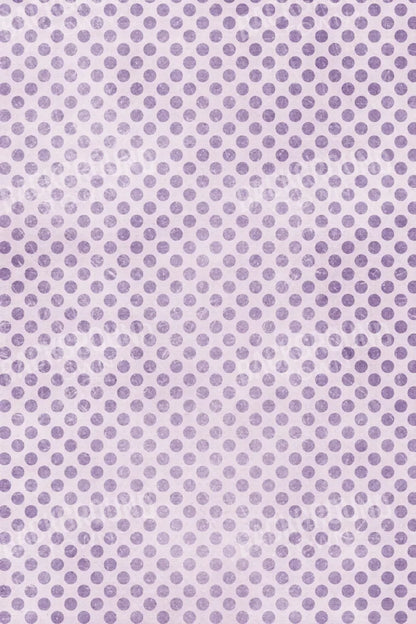 Polka Purple 5’X8’ Ultracloth (60 X 96 Inch) Backdrop