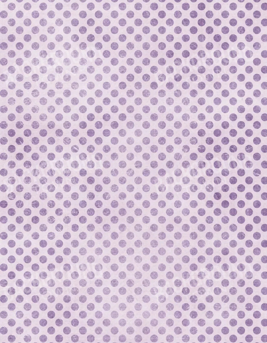 Polka Purple 6’X8’ Fleece (72 X 96 Inch) Backdrop