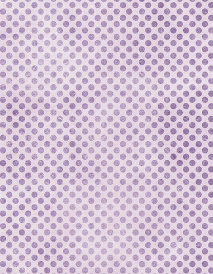 Polka Purple 6’X8’ Fleece (72 X 96 Inch) Backdrop