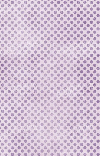 Polka Purple 8’X12’ Ultracloth (96 X 144 Inch) Backdrop