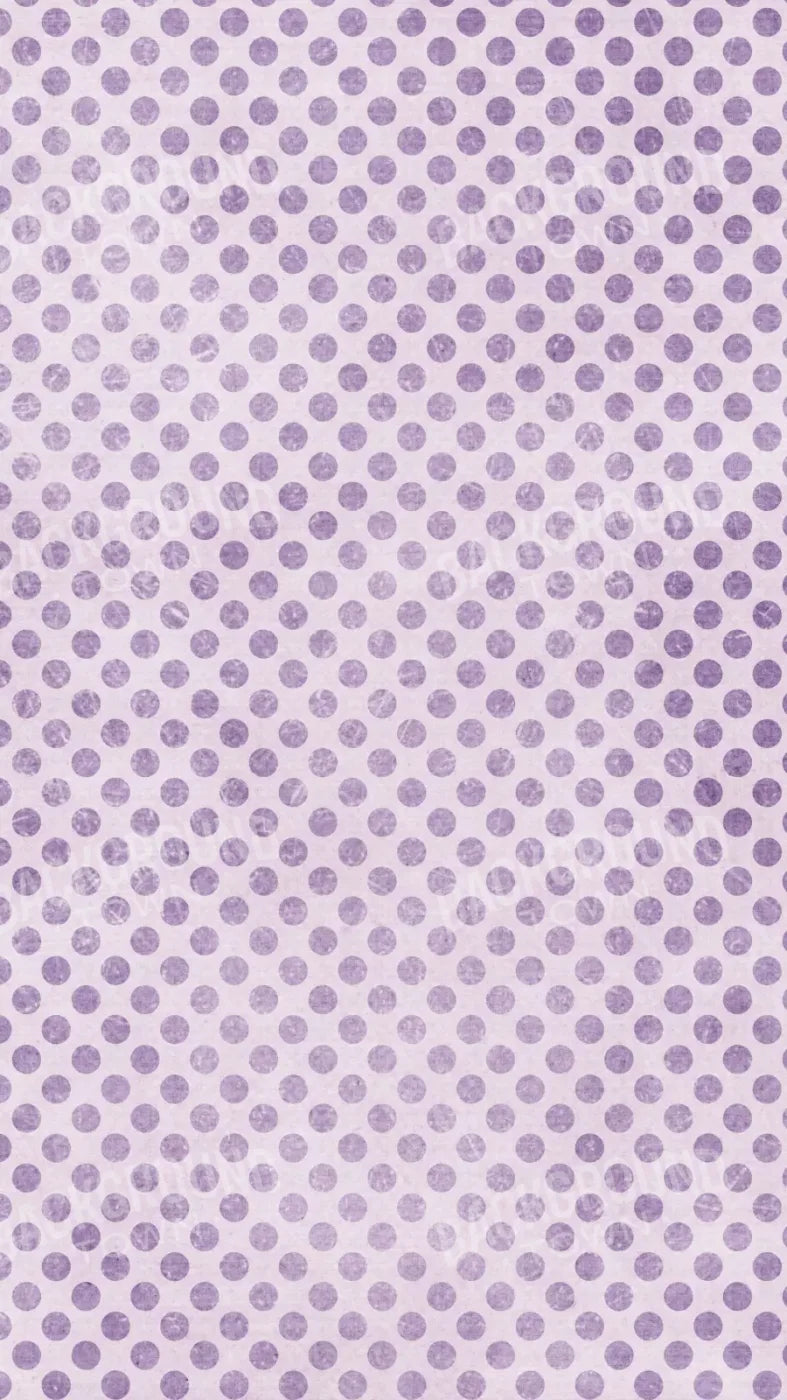 Polka Purple 8’X14’ Ultracloth (96 X 168 Inch) Backdrop