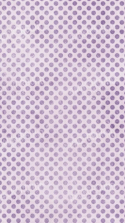 Polka Purple 8’X14’ Ultracloth (96 X 168 Inch) Backdrop