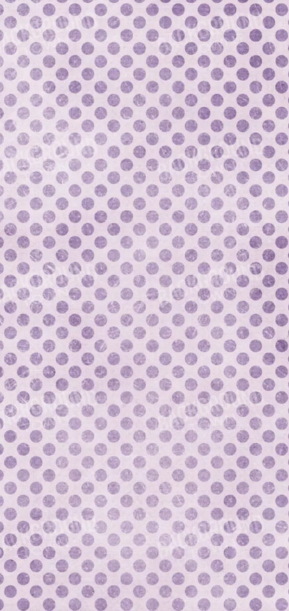 Polka Purple 8’X16’ Ultracloth (96 X 192 Inch) Backdrop