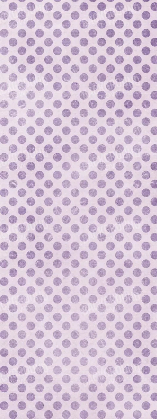 Polka Purple 8’X20’ Ultracloth (96 X 240 Inch) Backdrop