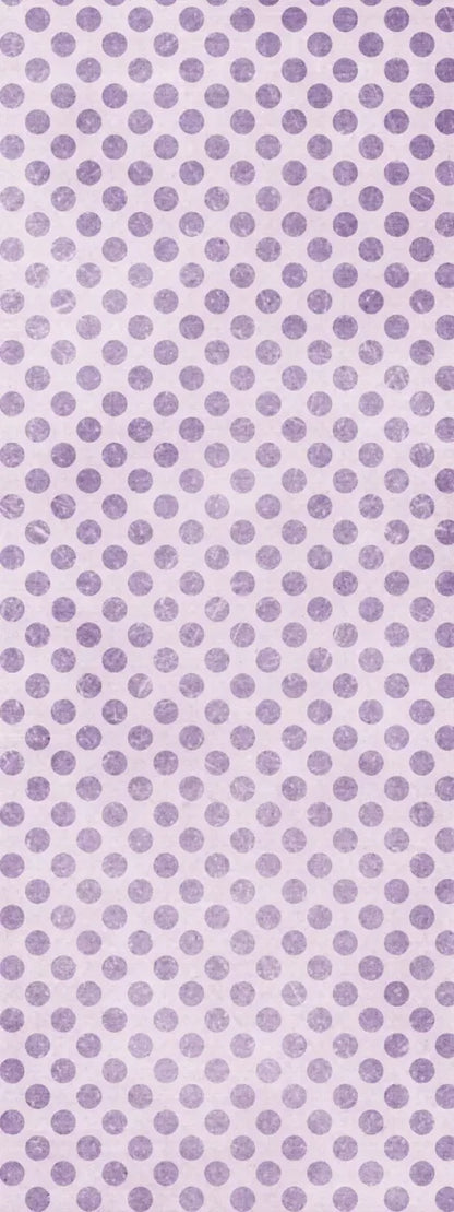 Polka Purple 8’X20’ Ultracloth (96 X 240 Inch) Backdrop