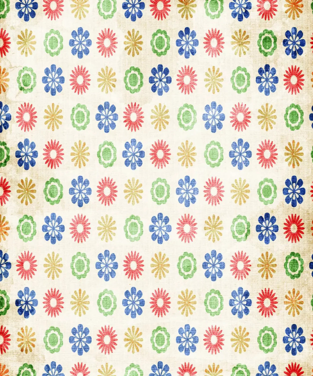 Beige Floral Backdrop for Photography