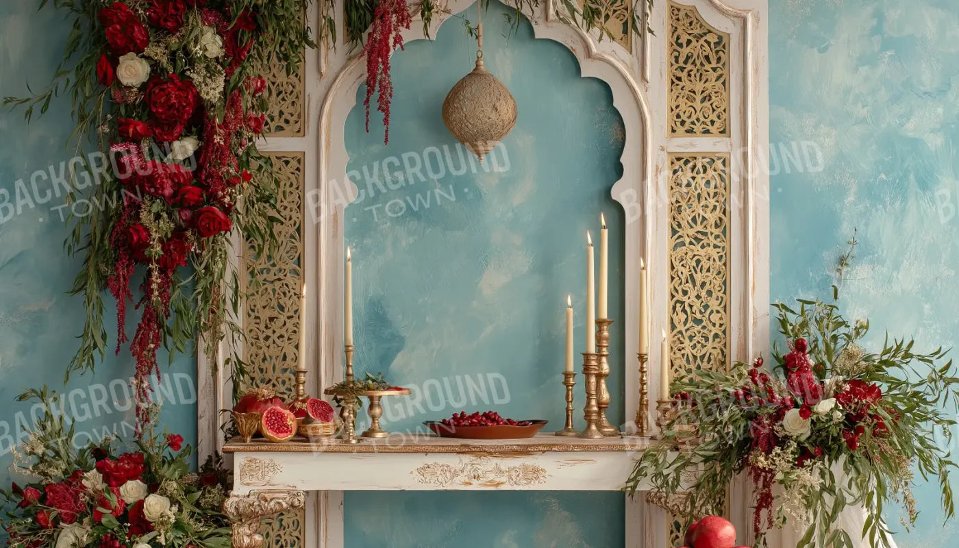 Pomegranate Court 14’x8’ UltraCloth (168 x 96 inch) Backdrop