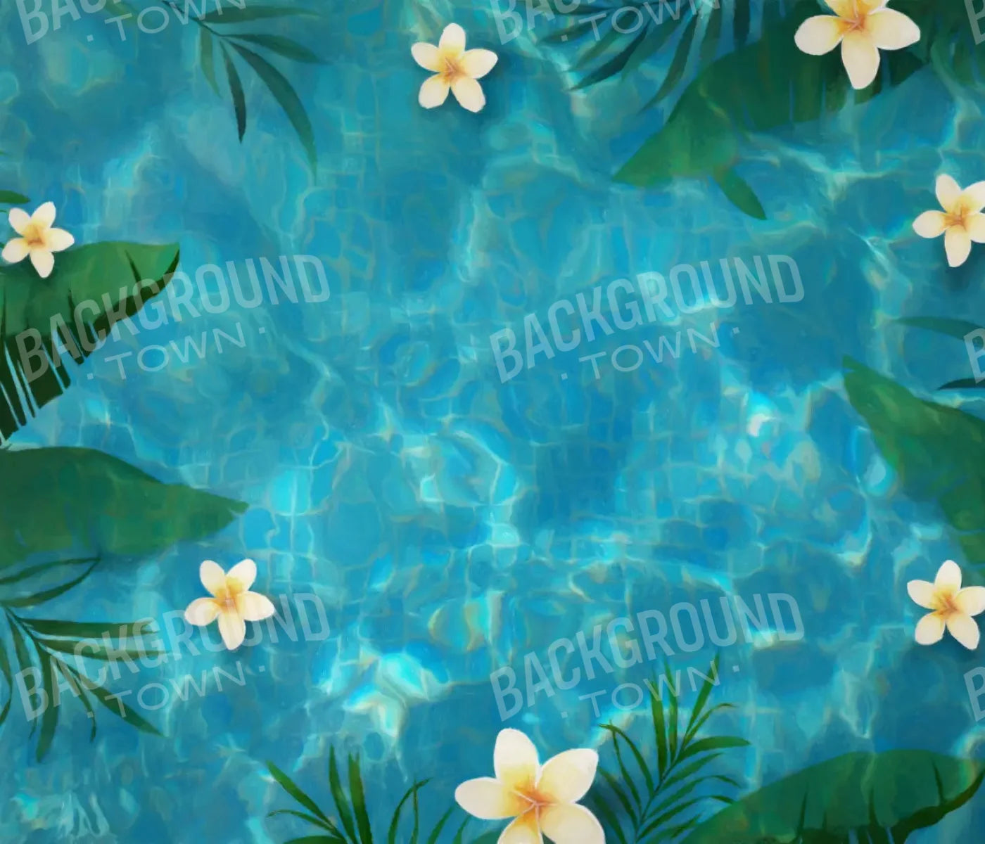 Pool Day 12X10 Ultracloth ( 144 X 120 Inch ) Backdrop