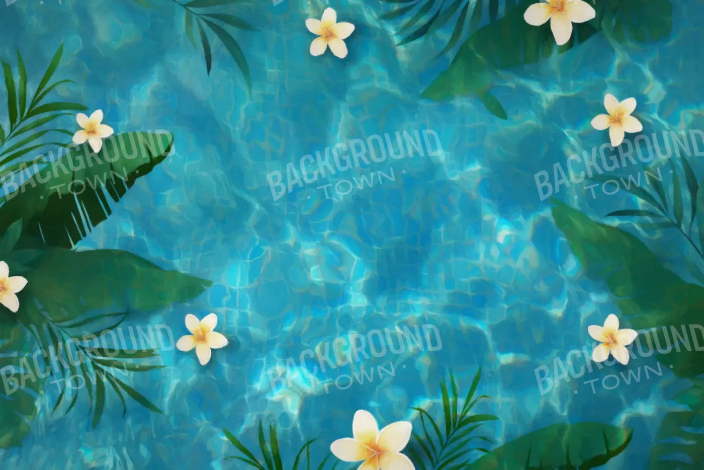 Pool Day 8X5 Ultracloth ( 96 X 60 Inch ) Backdrop