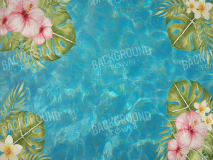 Pool Daze 10X8 Fleece ( 120 X 96 Inch ) Backdrop