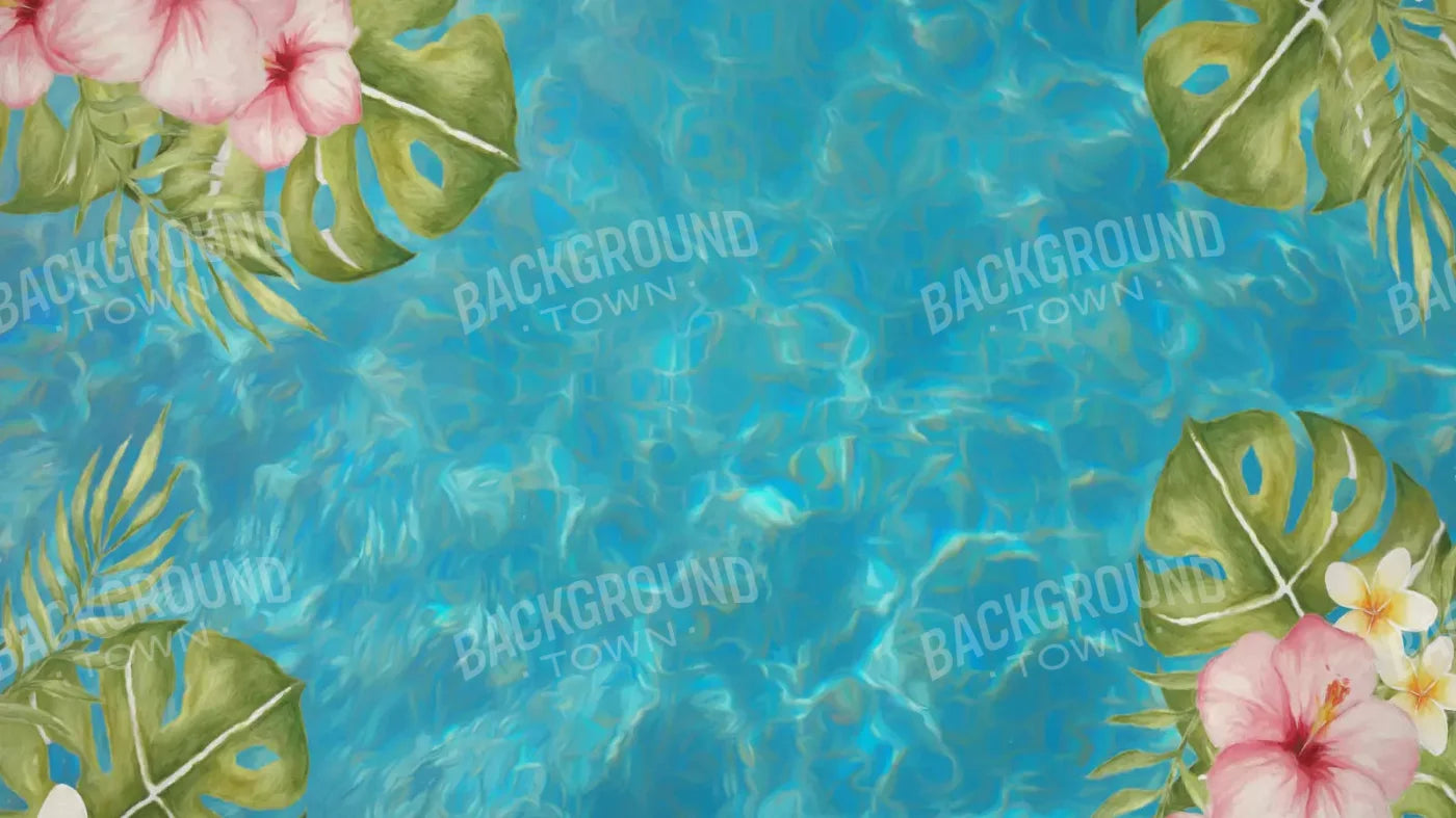 Pool Daze 14X8 Ultracloth ( 168 X 96 Inch ) Backdrop