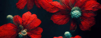 Poppies 20X8 Ultracloth ( 240 X 96 Inch ) Backdrop