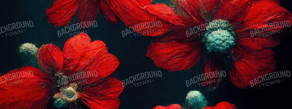 Poppies 20X8 Ultracloth ( 240 X 96 Inch ) Backdrop