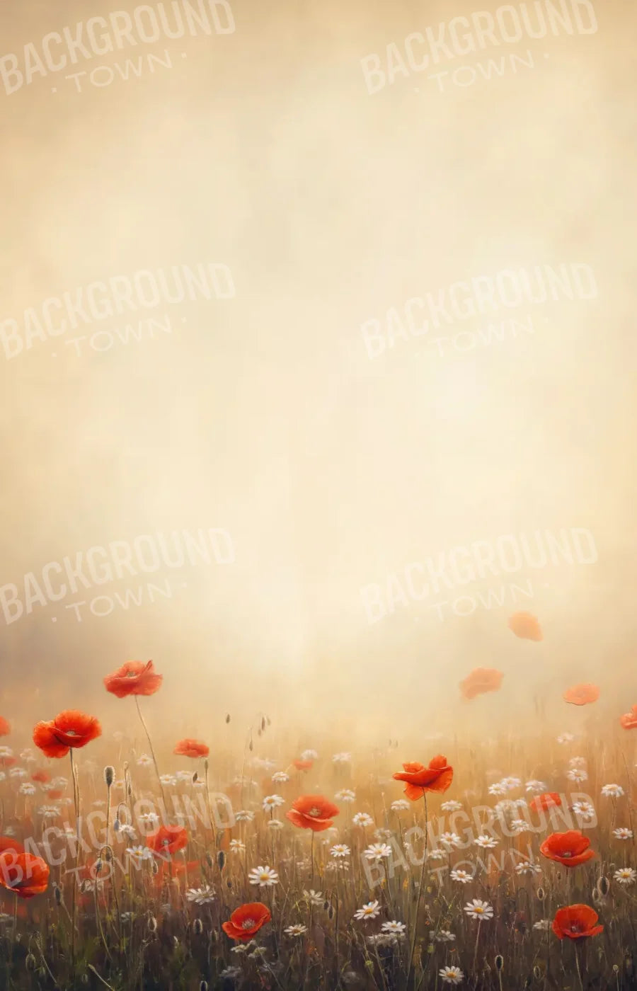 Poppy Field 9’x14’ UltraCloth (108 x 168 inch) Backdrop
