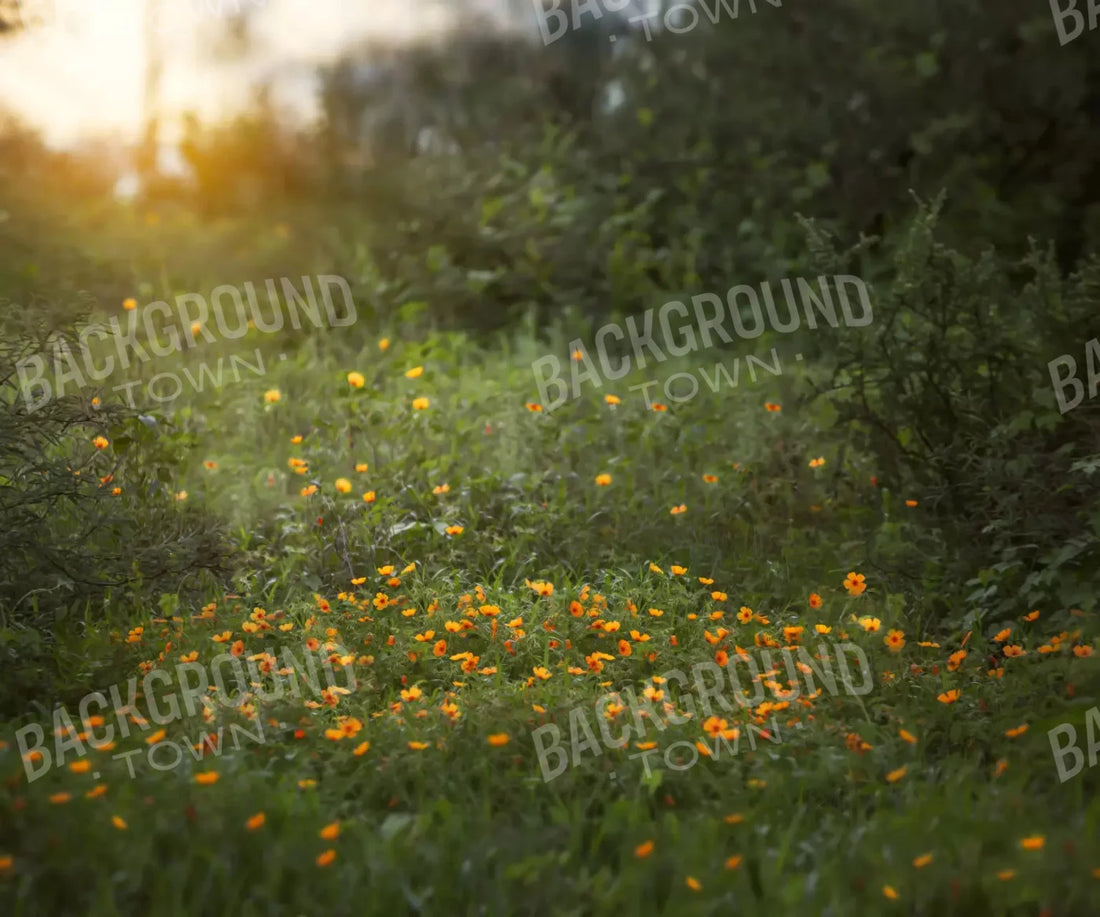 Poppy Forest 5X42 Fleece ( 60 X 50 Inch ) Backdrop