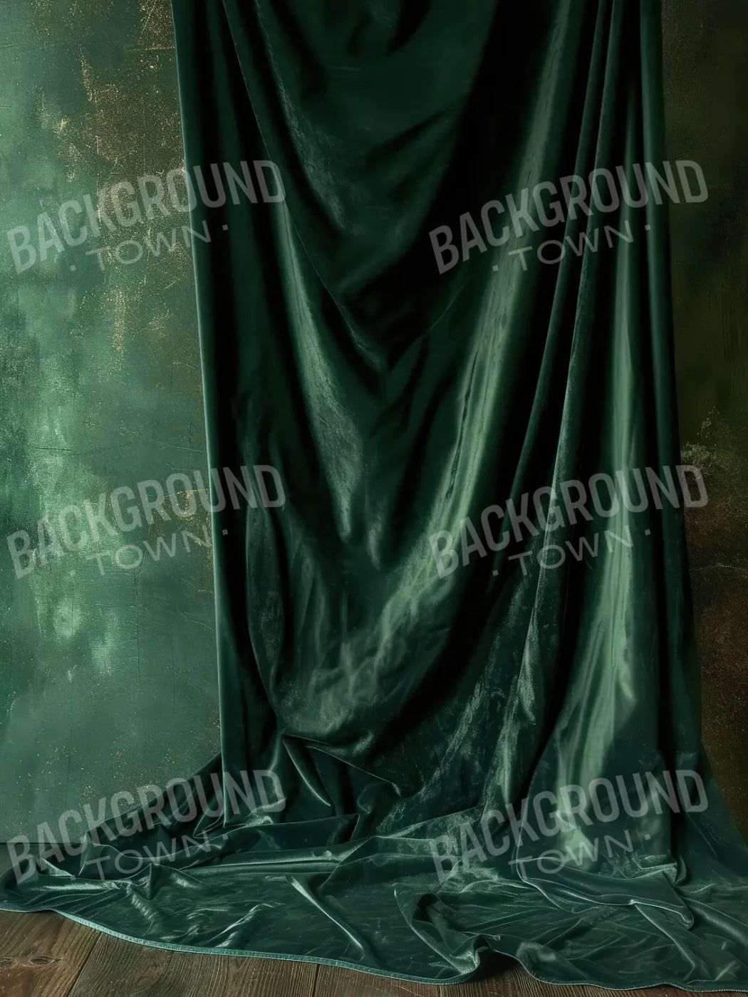 Portrait In Jade 5’x6’8 Fleece (60 x 80 inch) Backdrop