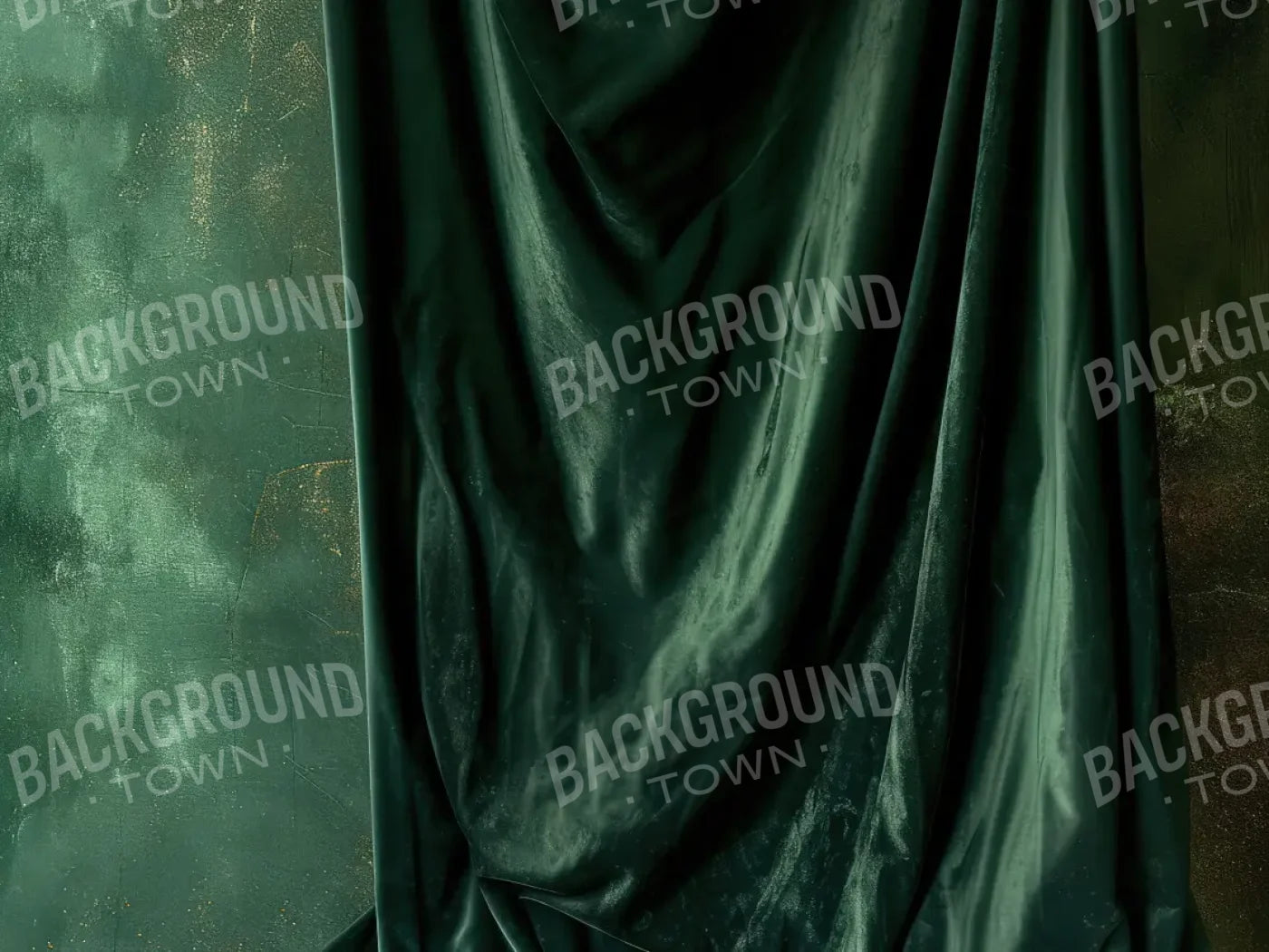 Portrait In Jade 6’8x5’ Fleece (80 x 60 inch) Backdrop
