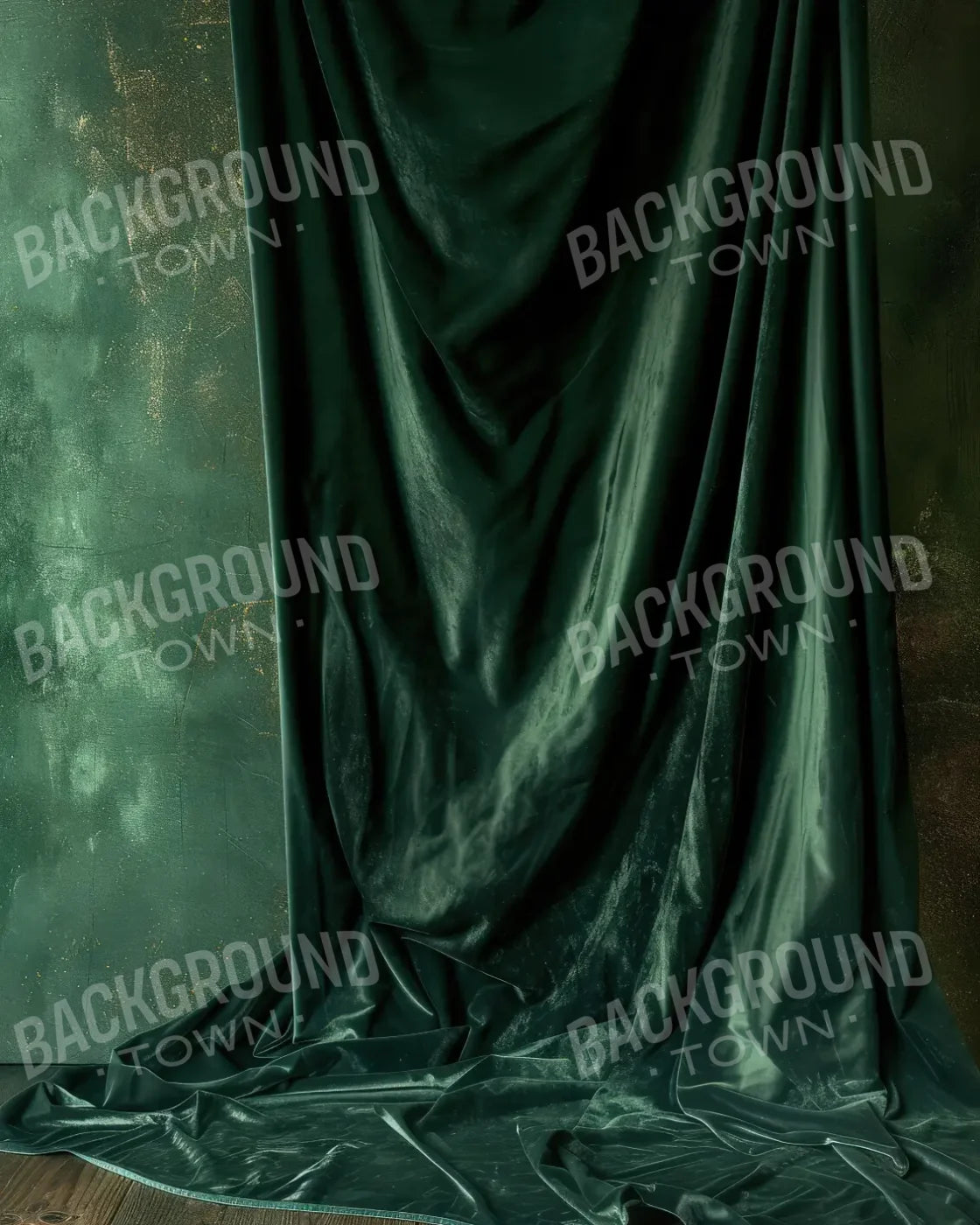Portrait In Jade 8’x10’ Fleece (96 x 120 inch) Backdrop