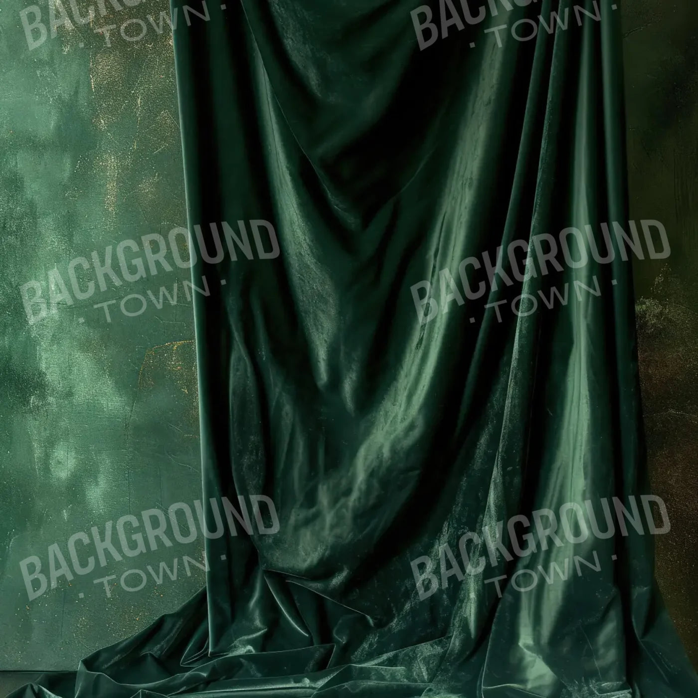 Portrait In Jade 8’x8’ Fleece (96 x 96 inch) Backdrop