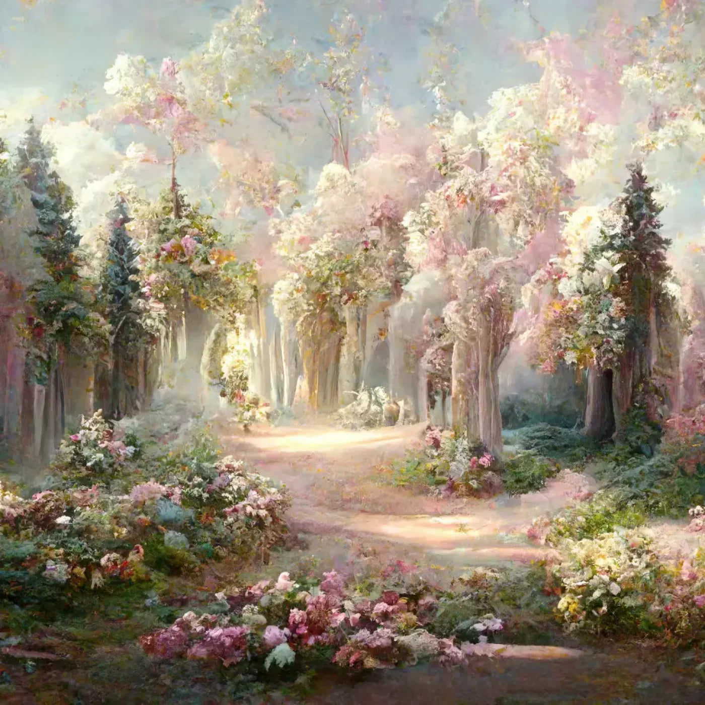 Pretty Forest 10’X10’ Ultracloth (120 X Inch) Backdrop