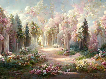 Pretty Forest 10’X8’ Fleece (120 X 96 Inch) Backdrop