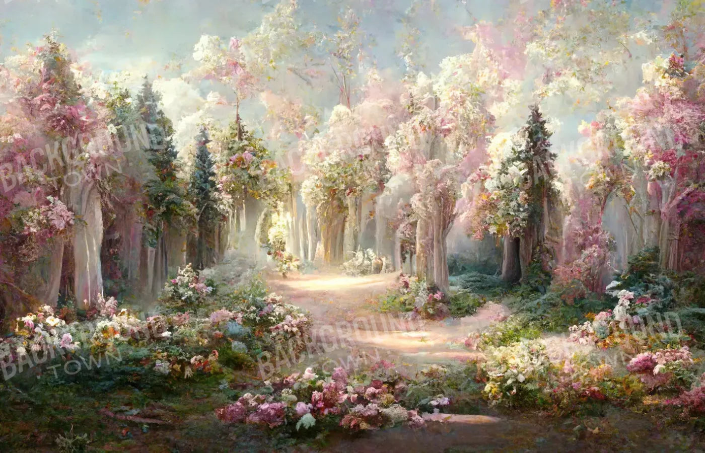 Pretty Forest 12’X8’ Ultracloth (144 X 96 Inch) Backdrop