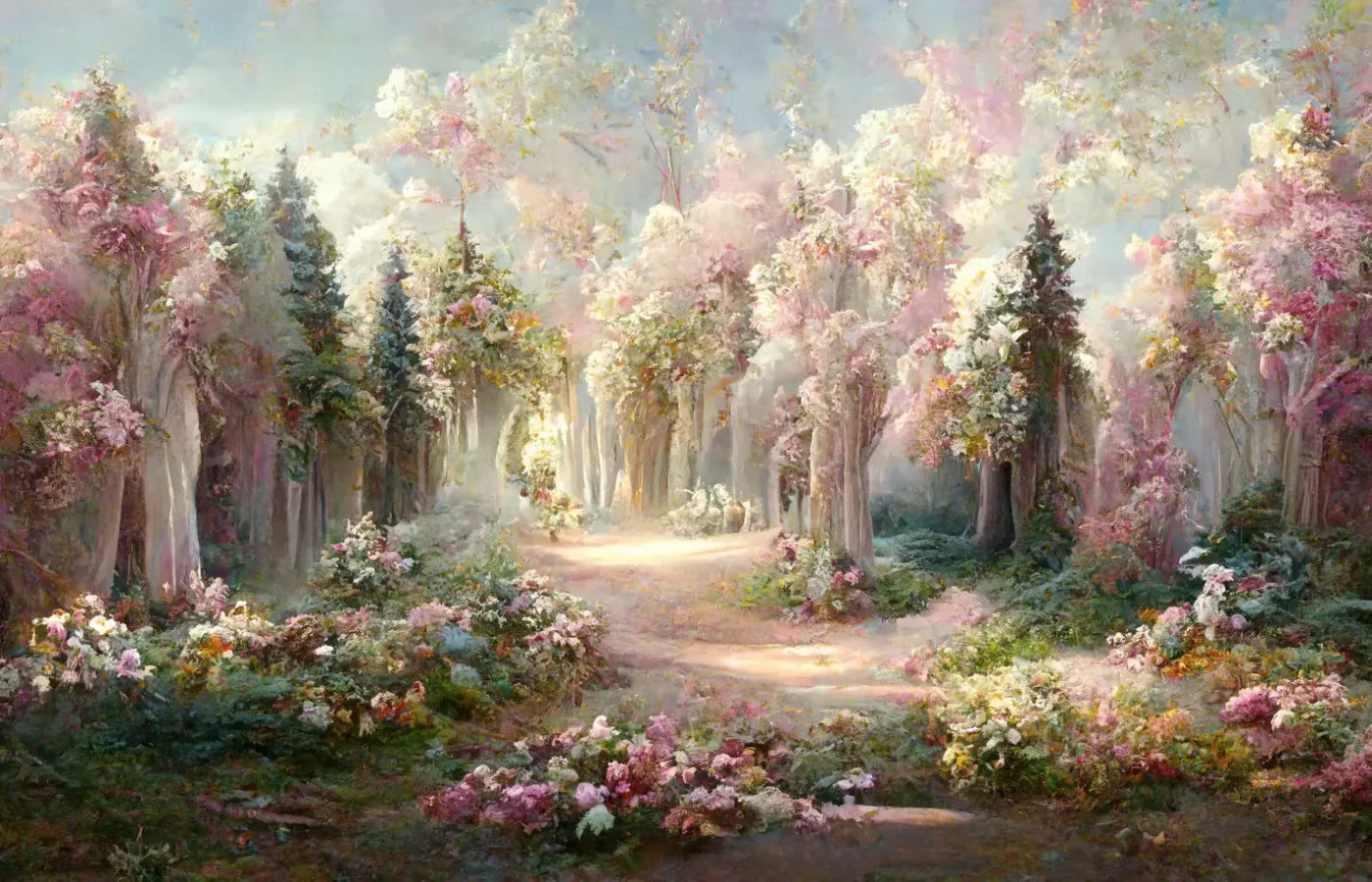 Pretty Forest 12’X8’ Ultracloth (144 X 96 Inch) Backdrop