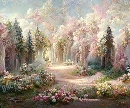 Pretty Forest 5’X4’2’’ Fleece (60 X 50 Inch) Backdrop