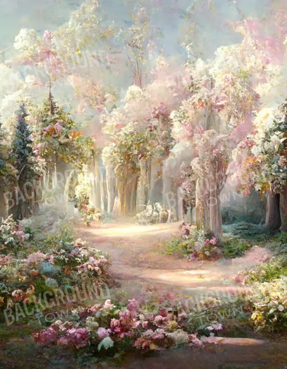 Pretty Forest 6’X8’ Fleece (72 X 96 Inch) Backdrop