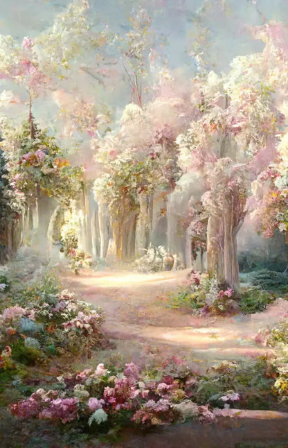 Pretty Forest 8’X12’ Ultracloth (96 X 144 Inch) Backdrop
