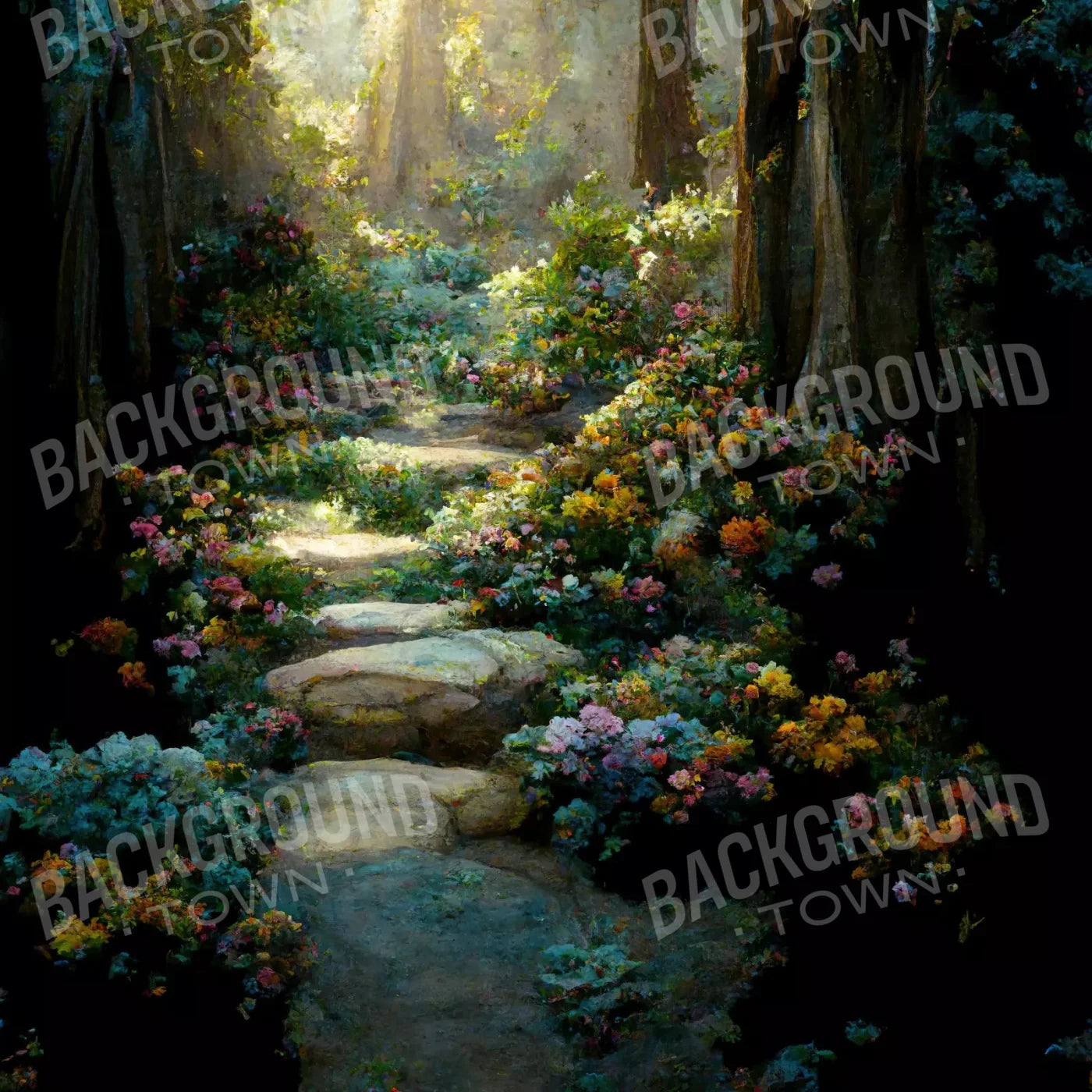 Pretty Path 10X10 Ultracloth ( 120 X Inch ) Backdrop