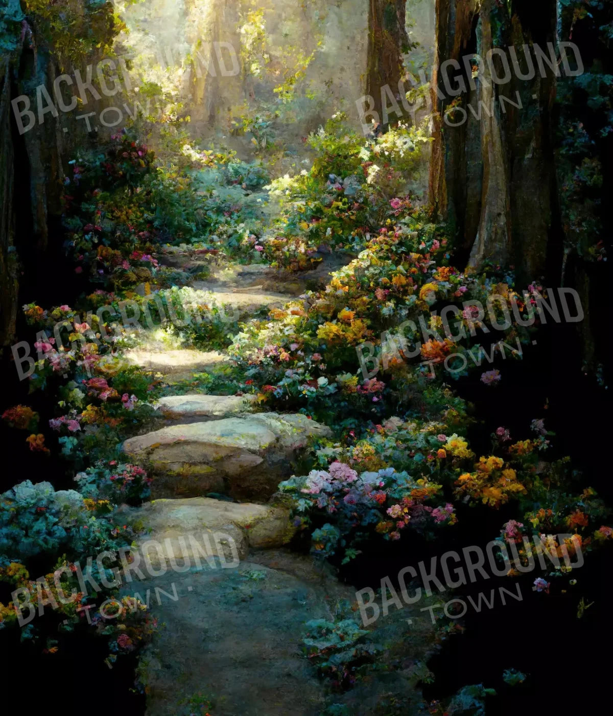 Pretty Path 10X12 Ultracloth ( 120 X 144 Inch ) Backdrop