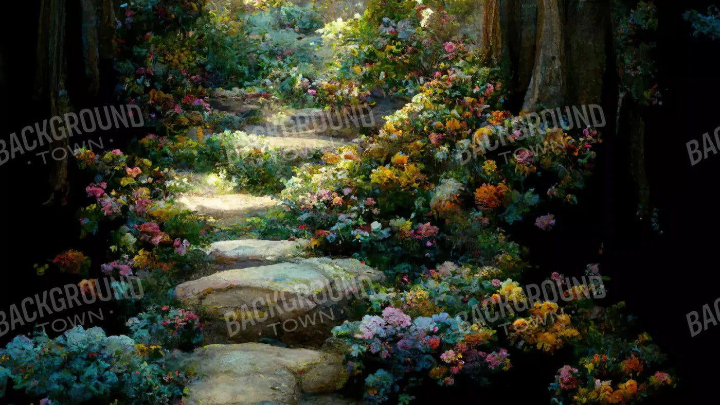 Pretty Path 14X8 Ultracloth ( 168 X 96 Inch ) Backdrop