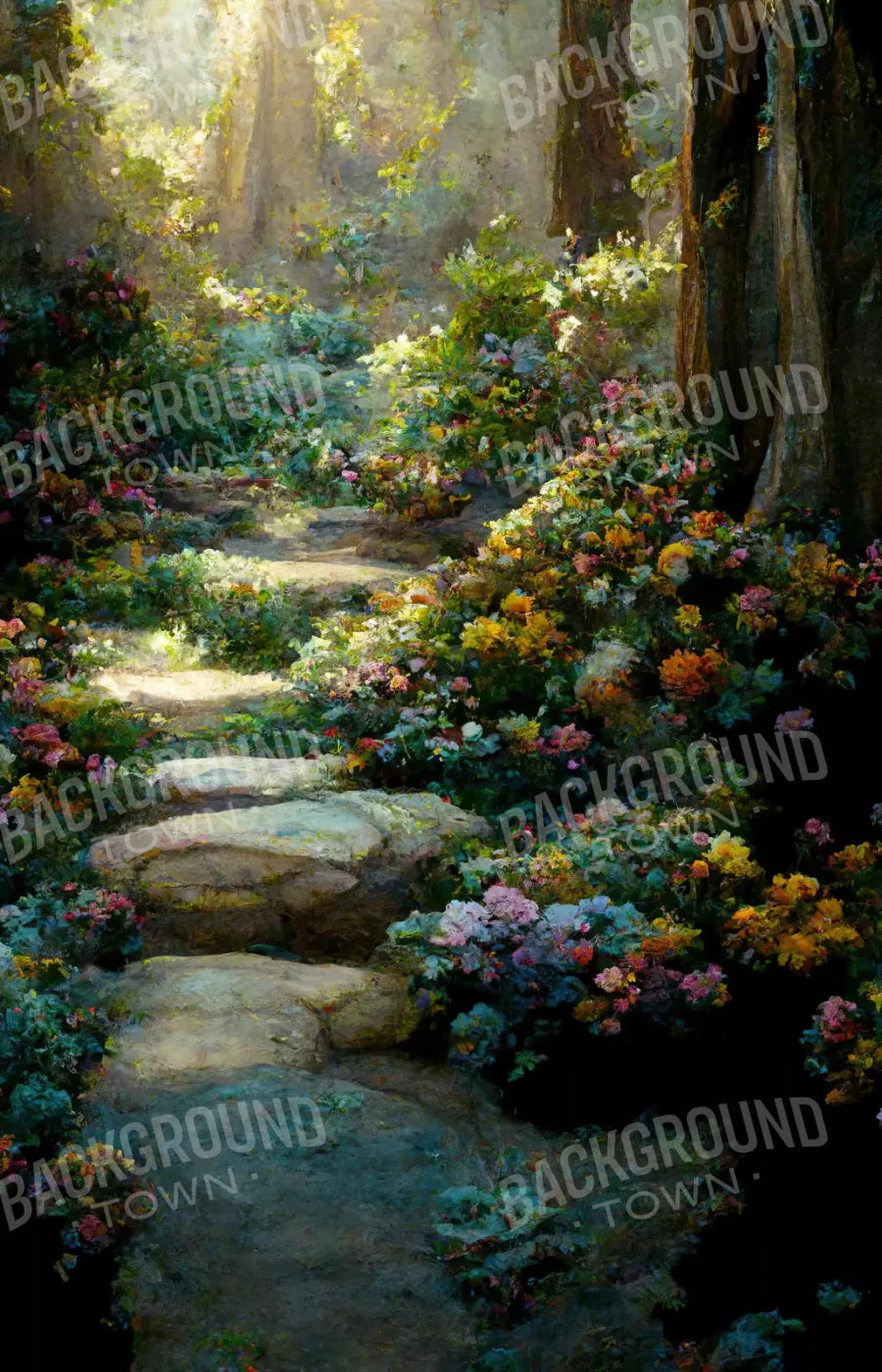 Pretty Path 8X12 Ultracloth ( 96 X 144 Inch ) Backdrop