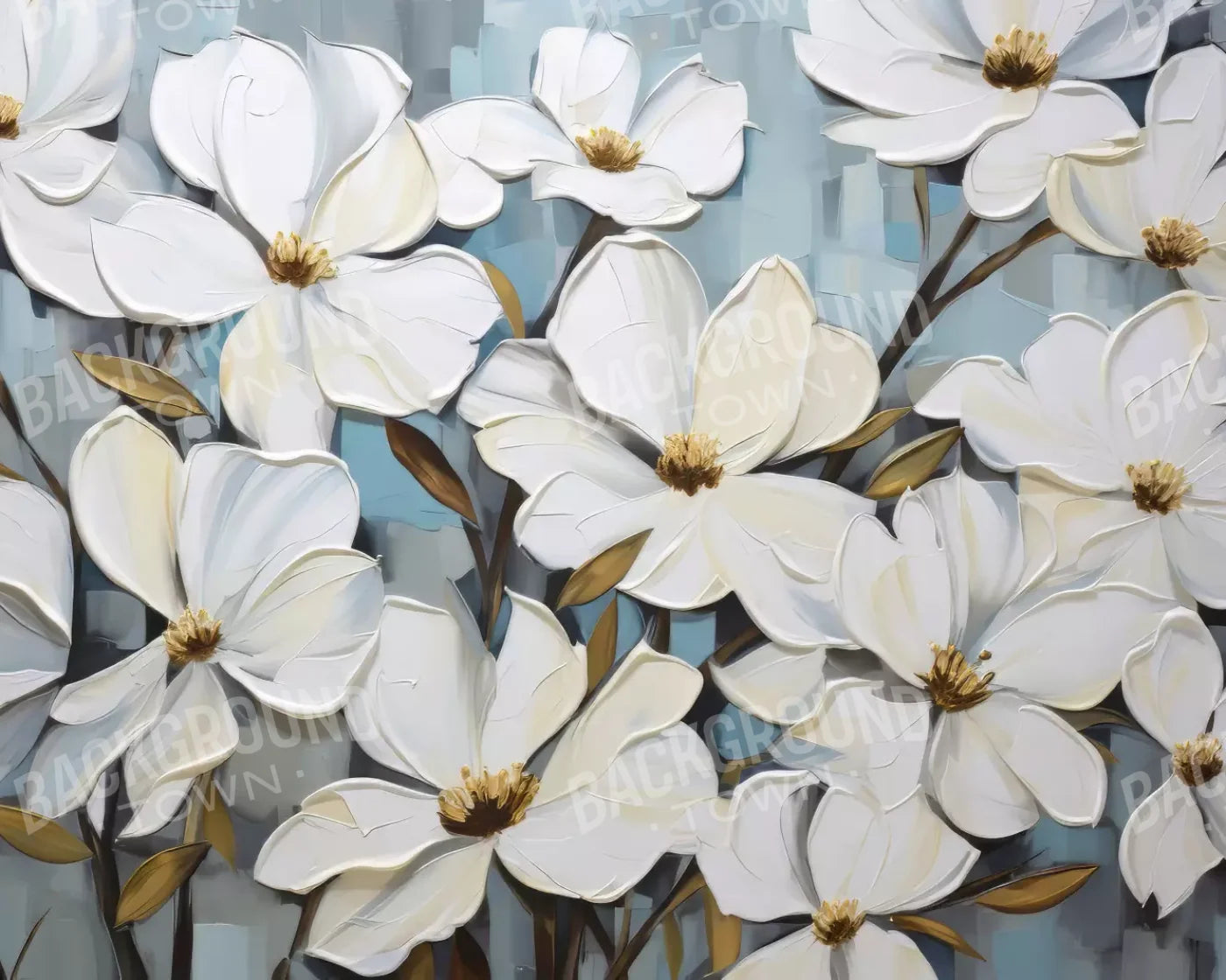 Pretty Petals 10’X8’ Fleece (120 X 96 Inch) Backdrop