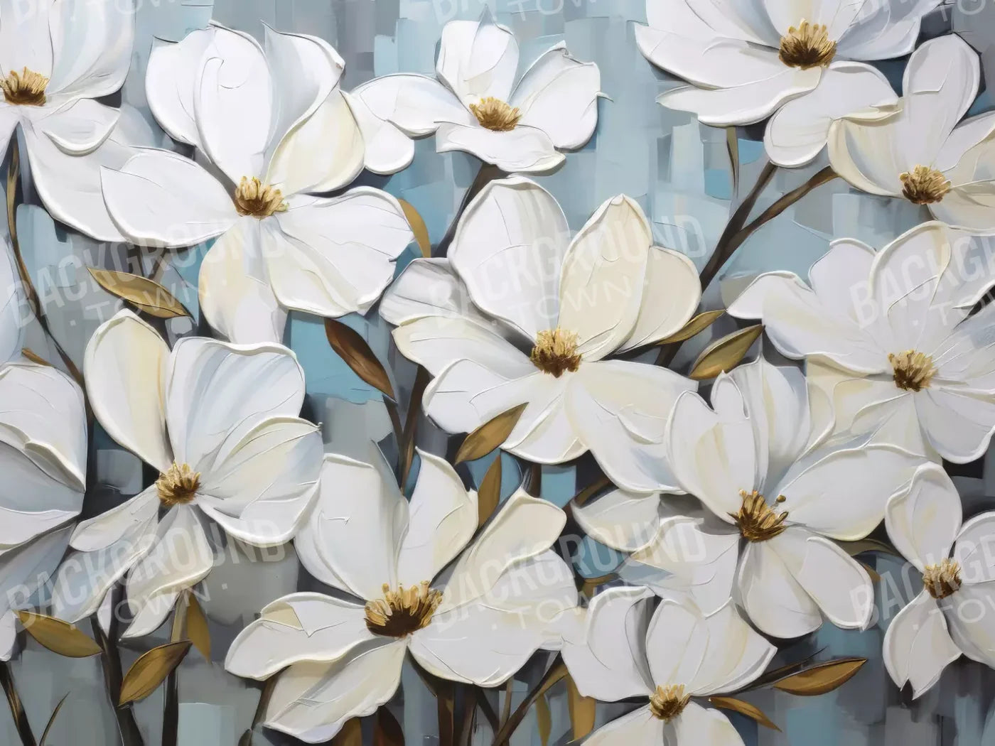 Pretty Petals 6’8X5’ Fleece (80 X 60 Inch) Backdrop