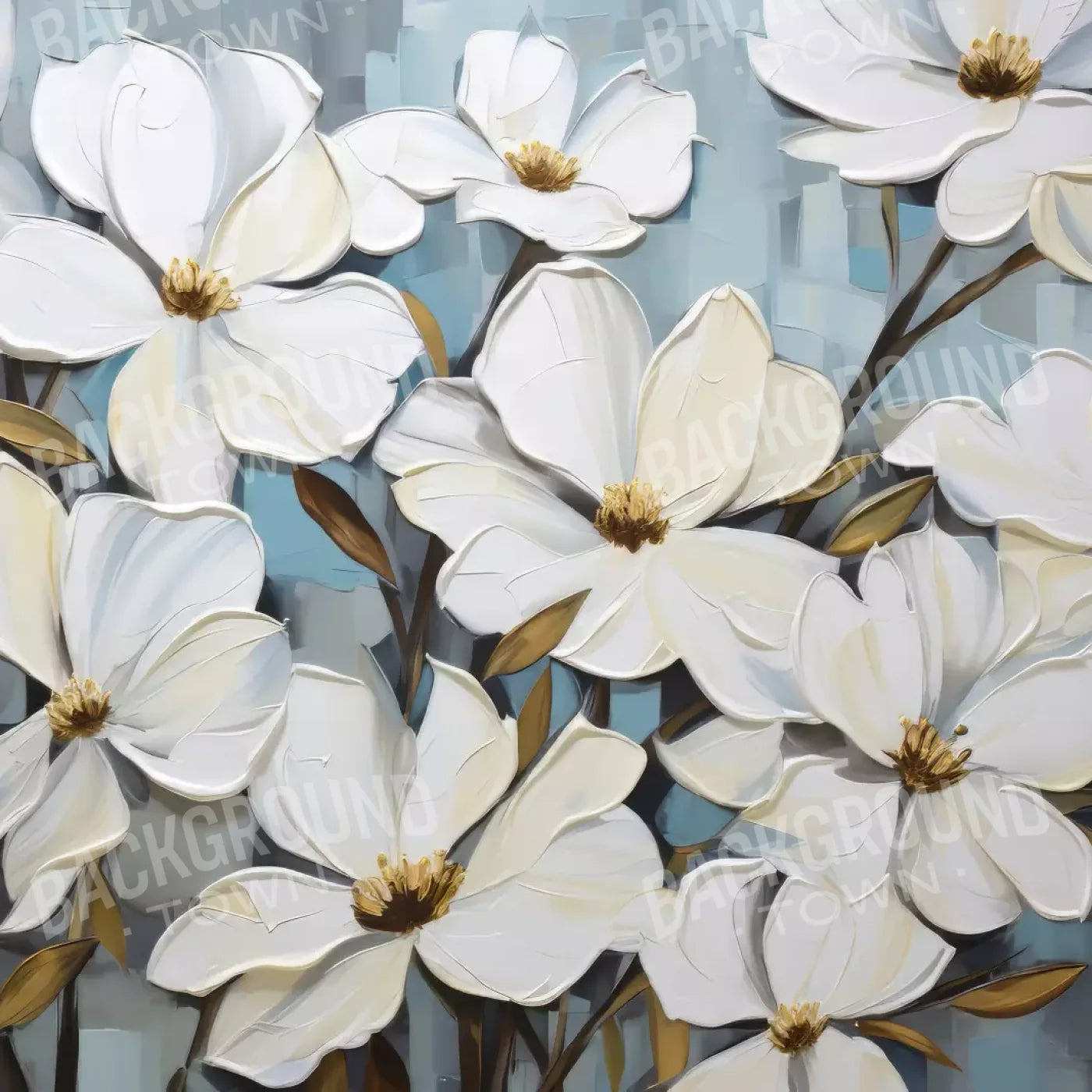 Pretty Petals 8’X8’ Fleece (96 X Inch) Backdrop
