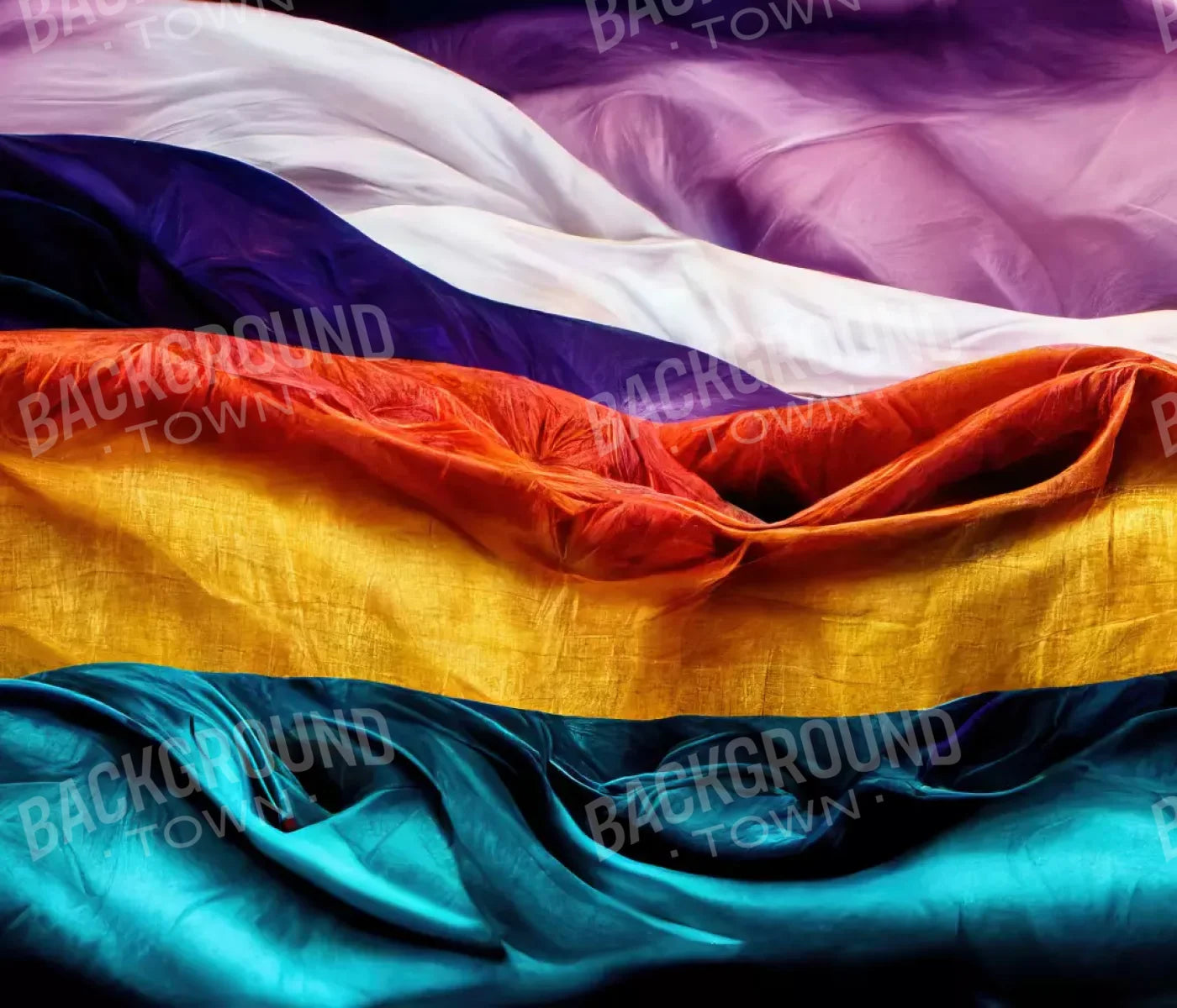 Pride Flag 1 12’X10’ Ultracloth (144 X 120 Inch) Backdrop
