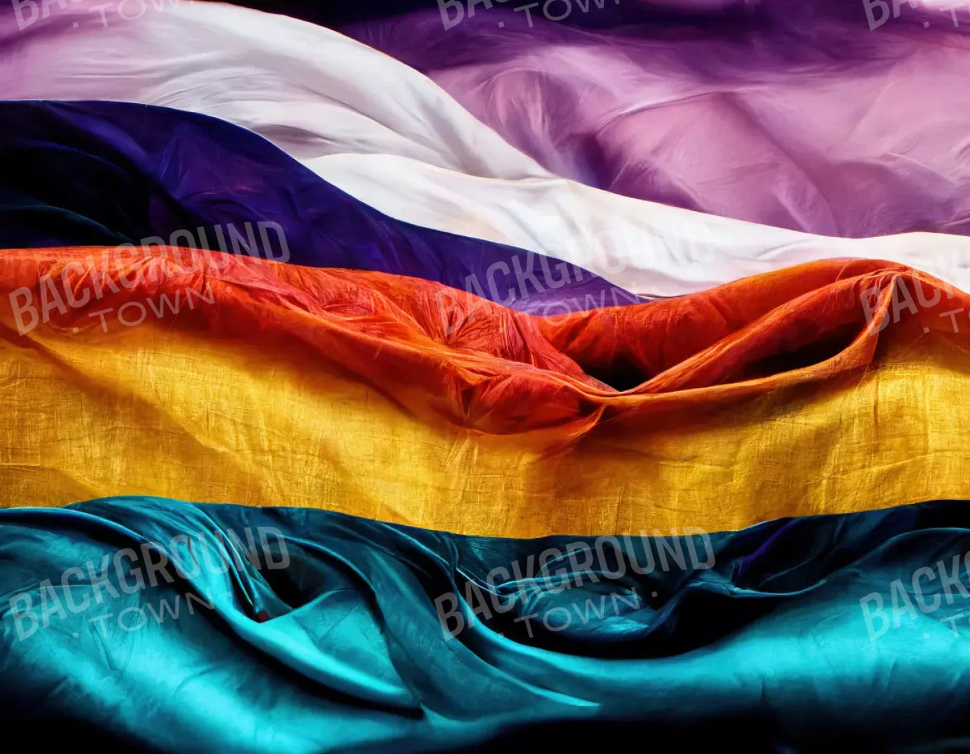 Pride Flag 1 8’X6’ Fleece (96 X 72 Inch) Backdrop