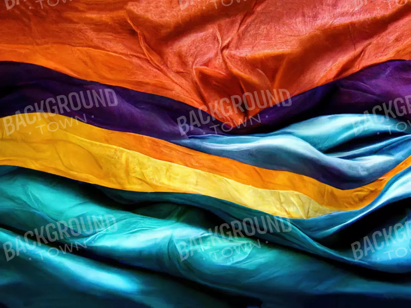 Pride Flag 3 6’8’X5’ Fleece (80 X 60 Inch) Backdrop