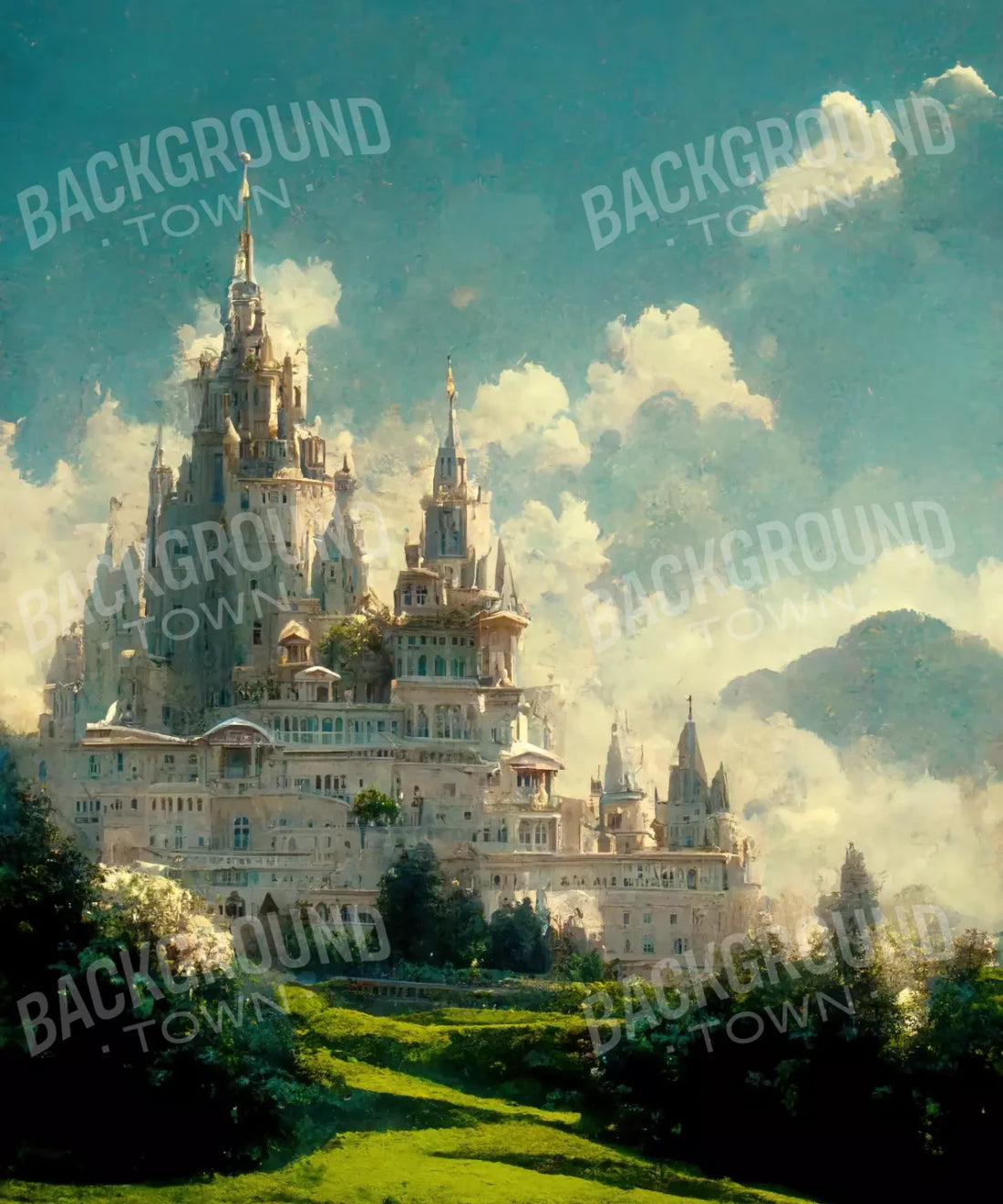 Blue Set Designs Backdrop for Photography