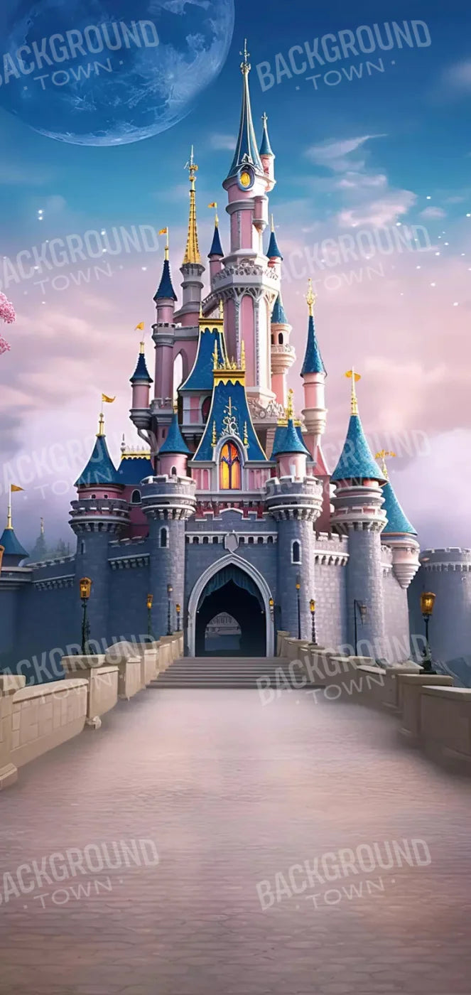 Princess Castle I 8X16 Ultracloth ( 96 X 192 Inch ) Backdrop